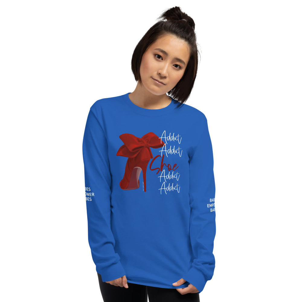 Shoe Addict Long Sleeve Shirt - Fearless Confidence Coufeax™