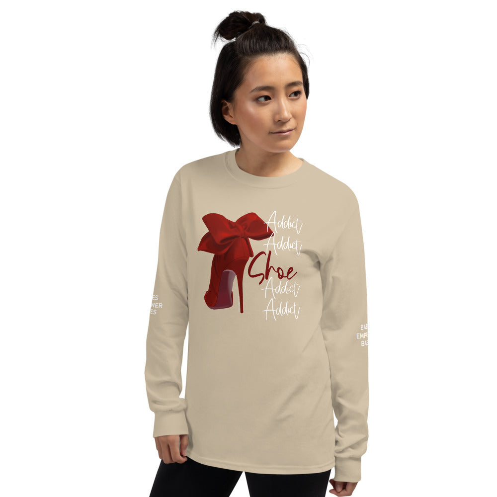 Shoe Addict Long Sleeve Shirt - Fearless Confidence Coufeax™