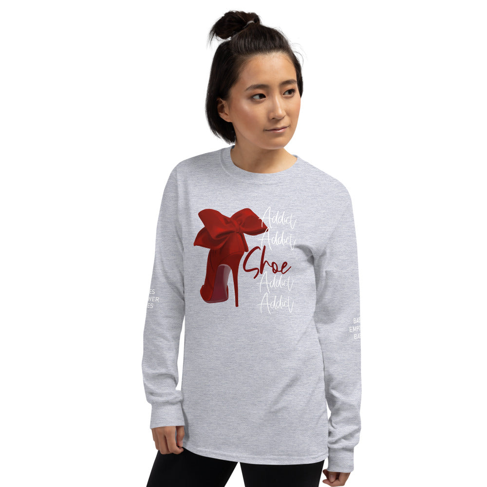 Shoe Addict Long Sleeve Shirt - Fearless Confidence Coufeax™