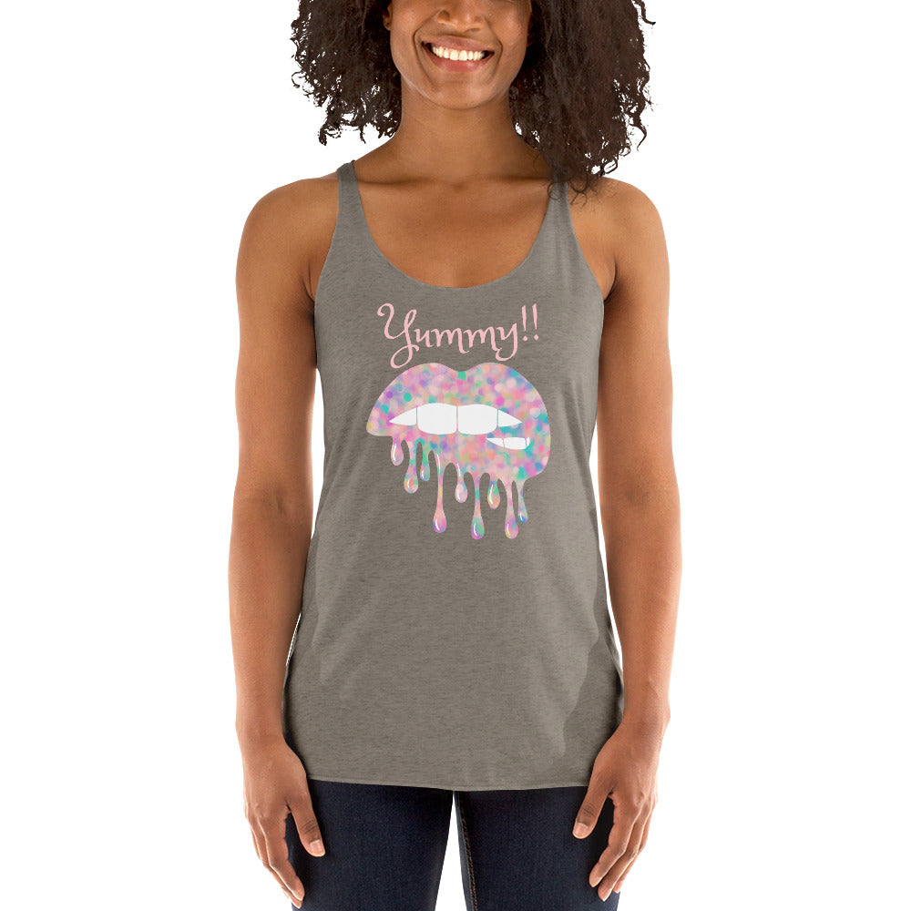 Yummy Women's Racerback Tank - Fearless Confidence Coufeax™