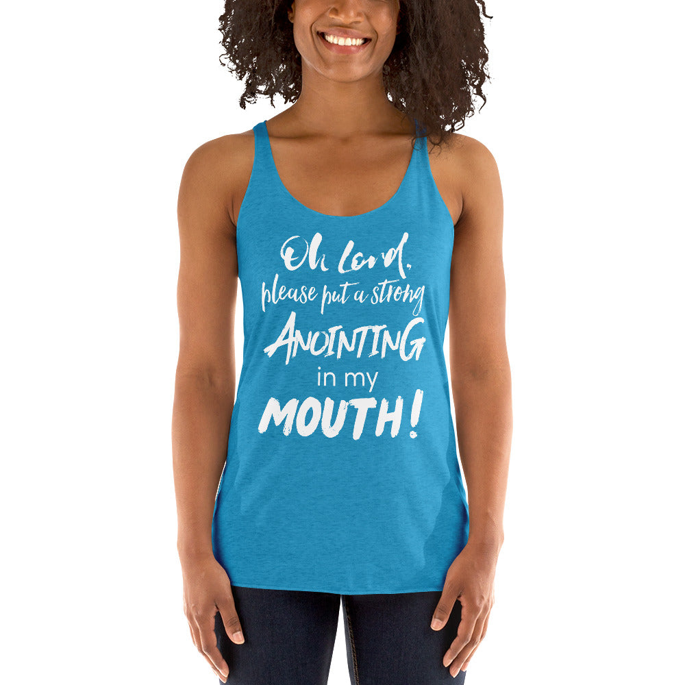 Anointing Prayer Women's Racerback Tank - Fearless Confidence Coufeax™