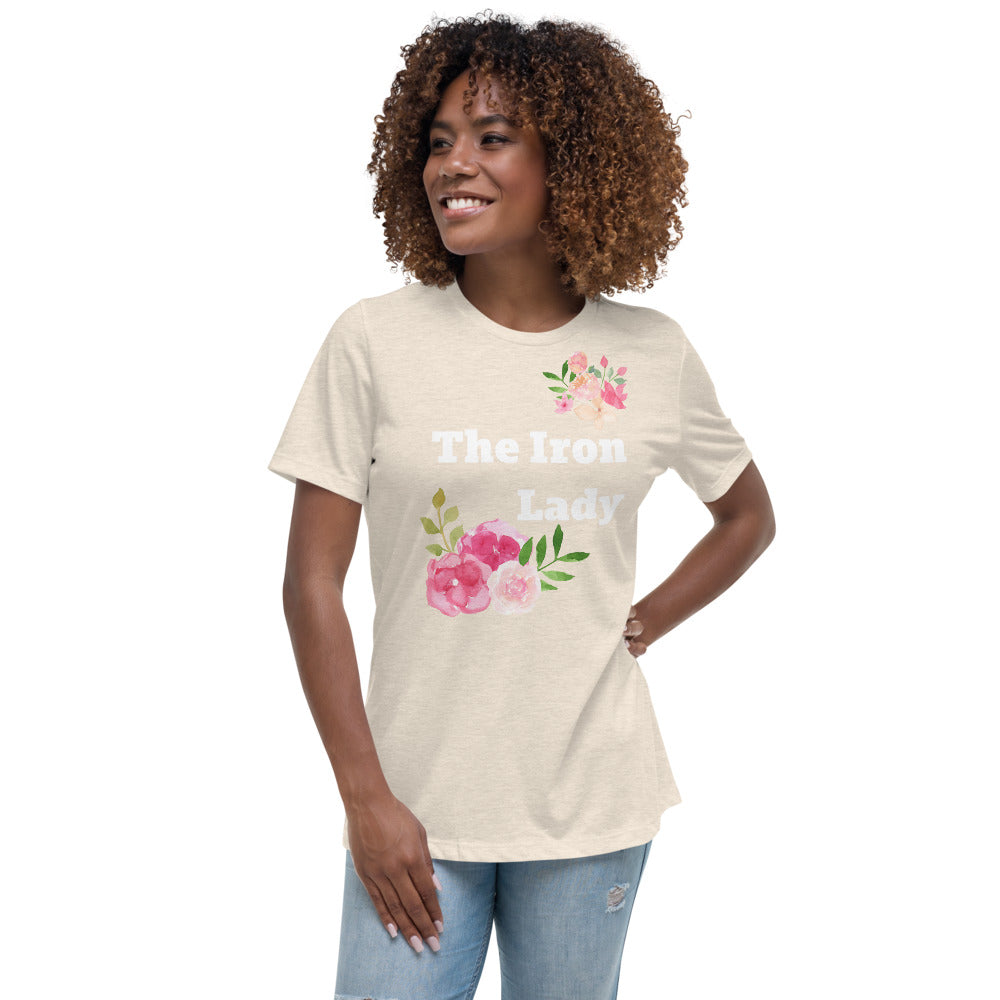 The Iron Lady Women's Relaxed T-Shirt - Fearless Confidence Coufeax™