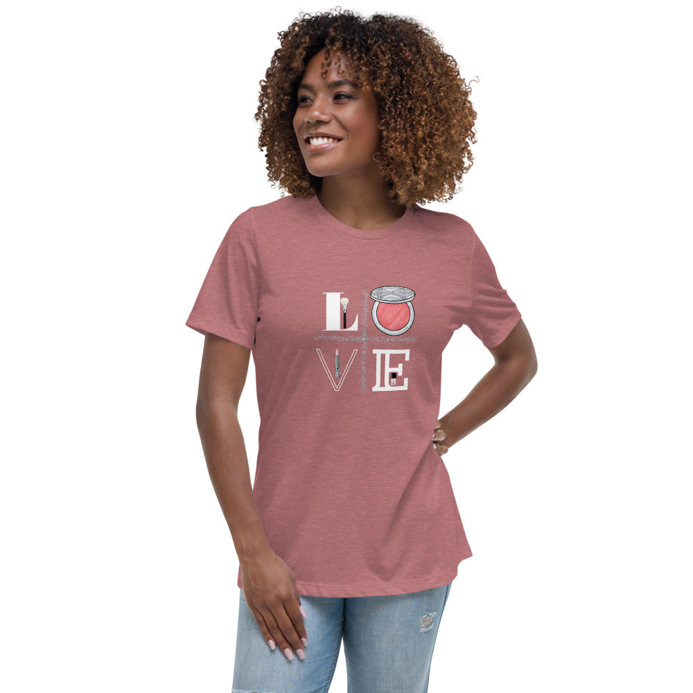 LOVE Women's Relaxed T-Shirt - Fearless Confidence Coufeax™