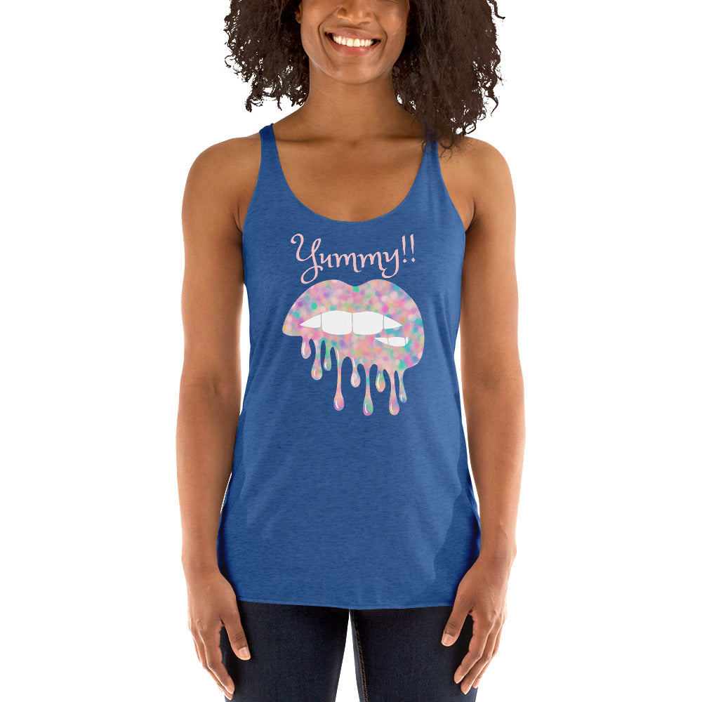 Yummy Women's Racerback Tank - Fearless Confidence Coufeax™