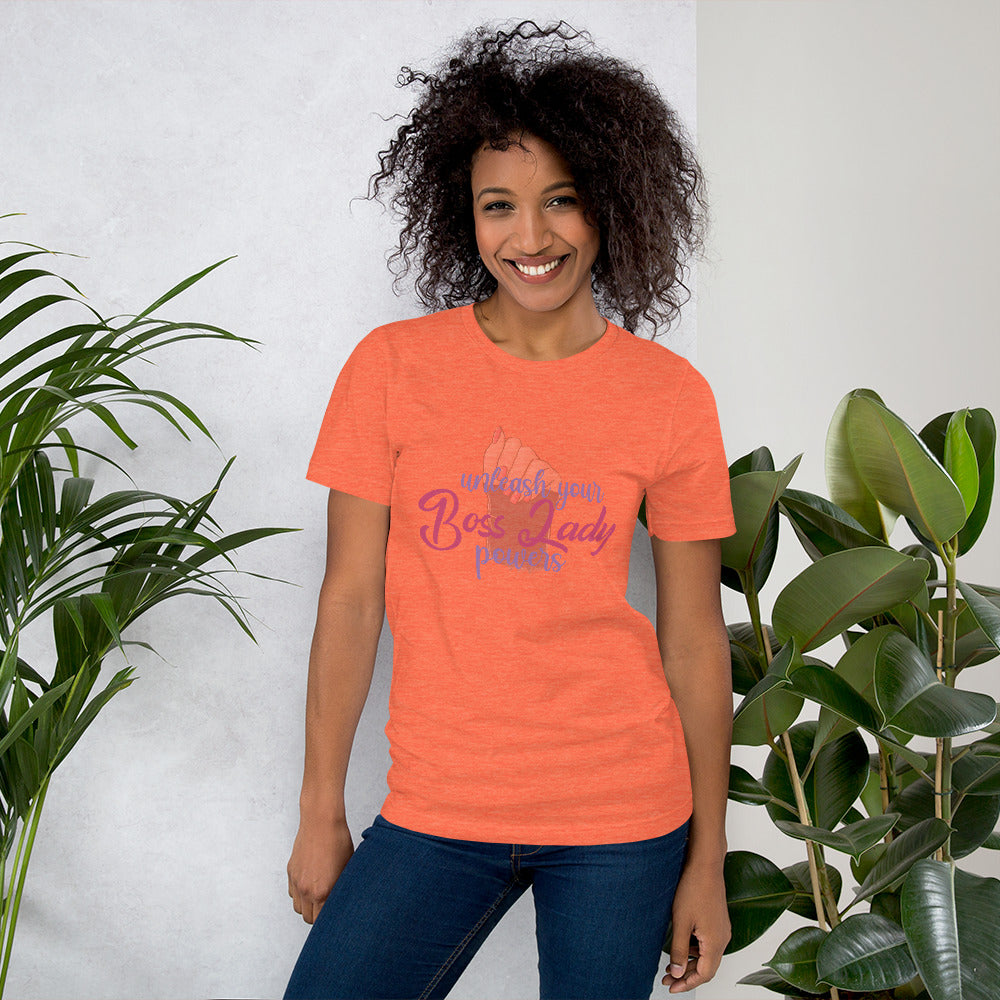 Unleash Your Boss Lady Powers T-Shirt - Fearless Confidence Coufeax™