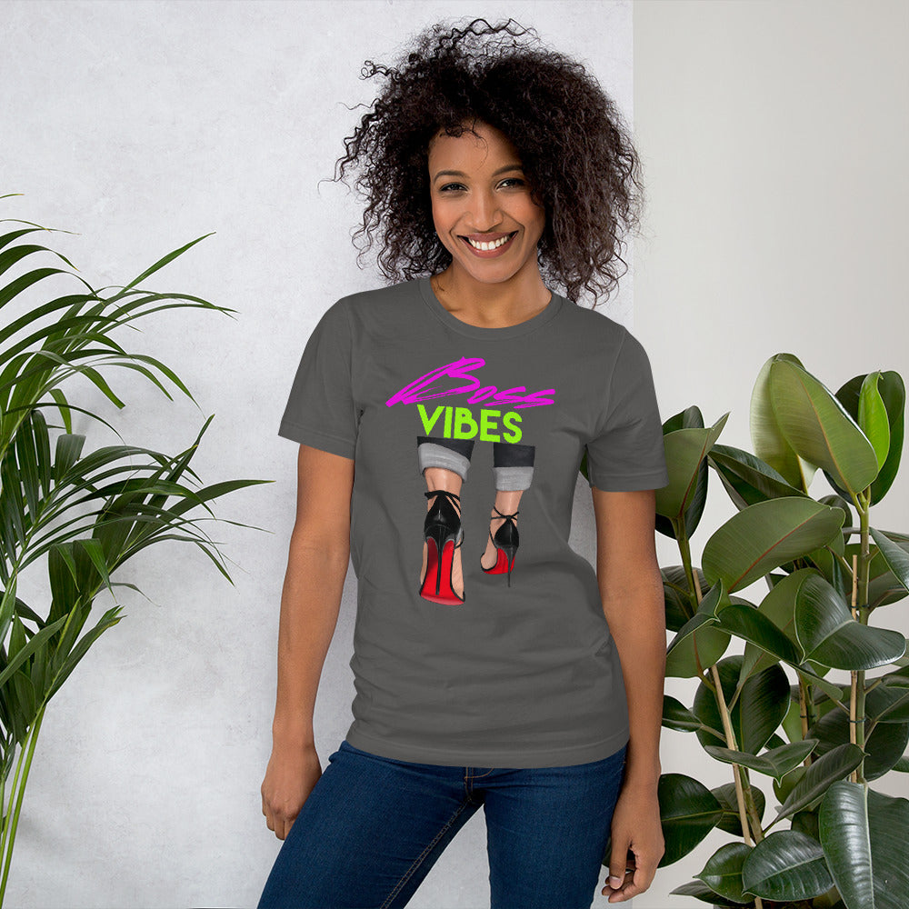 BOSS VIBES Short-Sleeve T-Shirt - Fearless Confidence Coufeax™