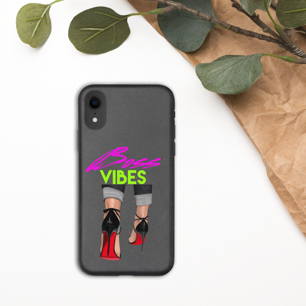 Boss Vibes Biodegradable phone case - Fearless Confidence Coufeax™