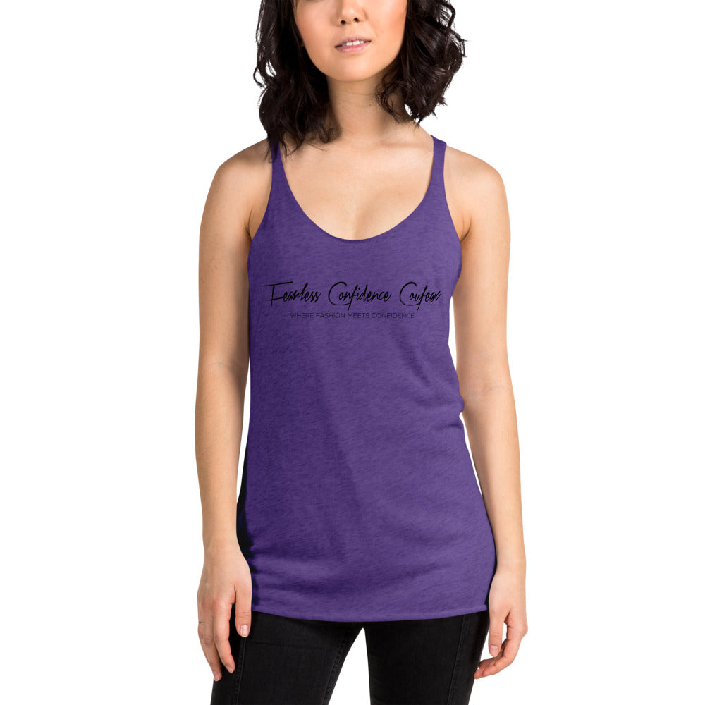 Fearless Confidence Coufeax Women's Racerback Tank - Fearless Confidence Coufeax™