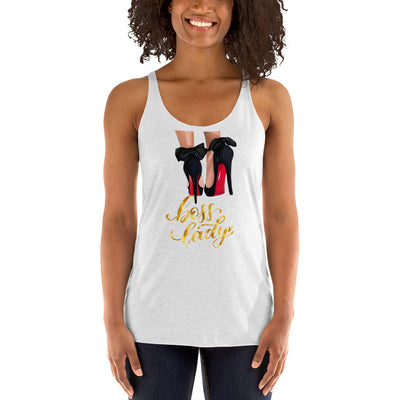 Boss Lady Women's Racerback Tank - Fearless Confidence Coufeax™