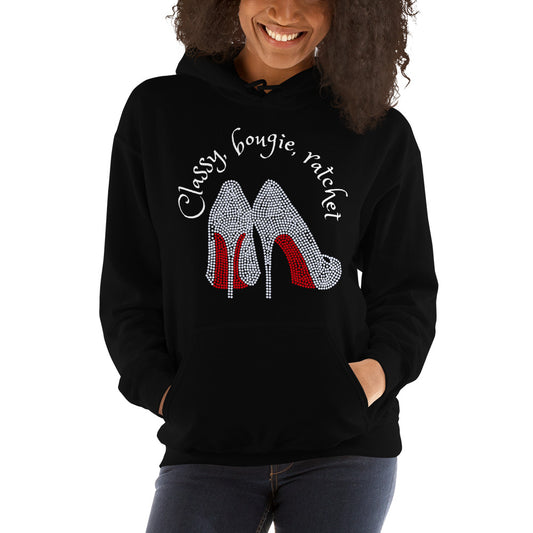 Classy, Bougie, Ratchet Hoodie - Fearless Confidence Coufeax™