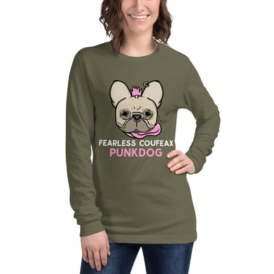 FEARLESS COUFEAX PUNK DOG Long Sleeve Tee - Fearless Confidence Coufeax™