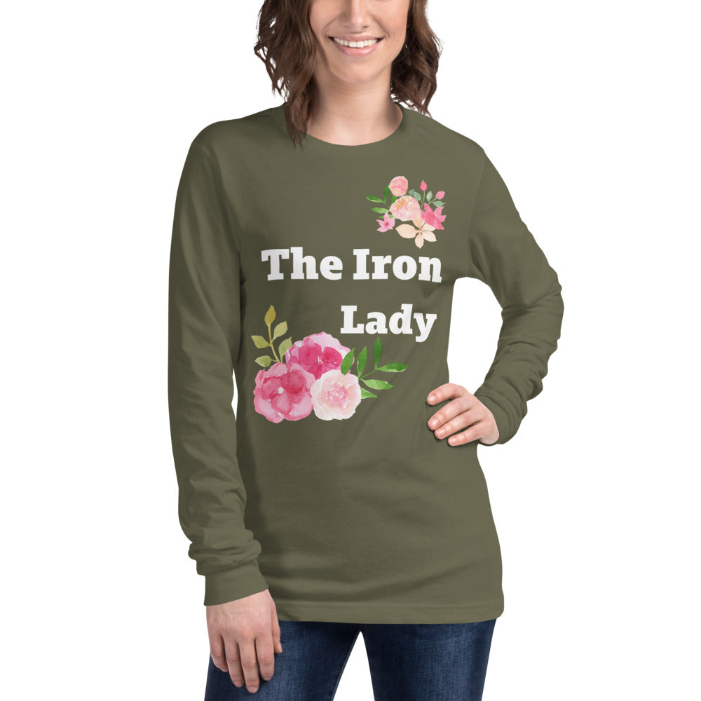 The Iron Lady Long Sleeve Tee - Fearless Confidence Coufeax™