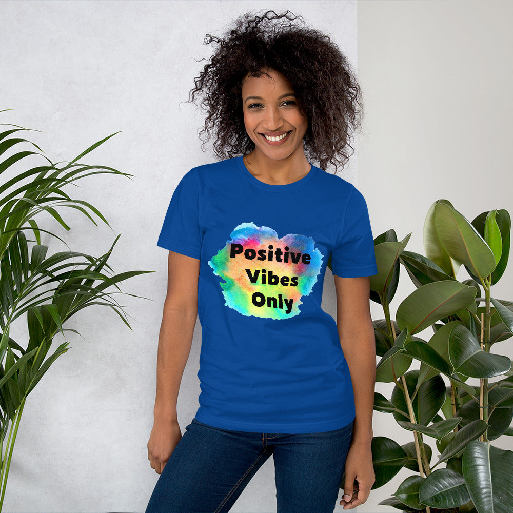 POSITIVE VIBES ONLY T-Shirt - Fearless Confidence Coufeax™