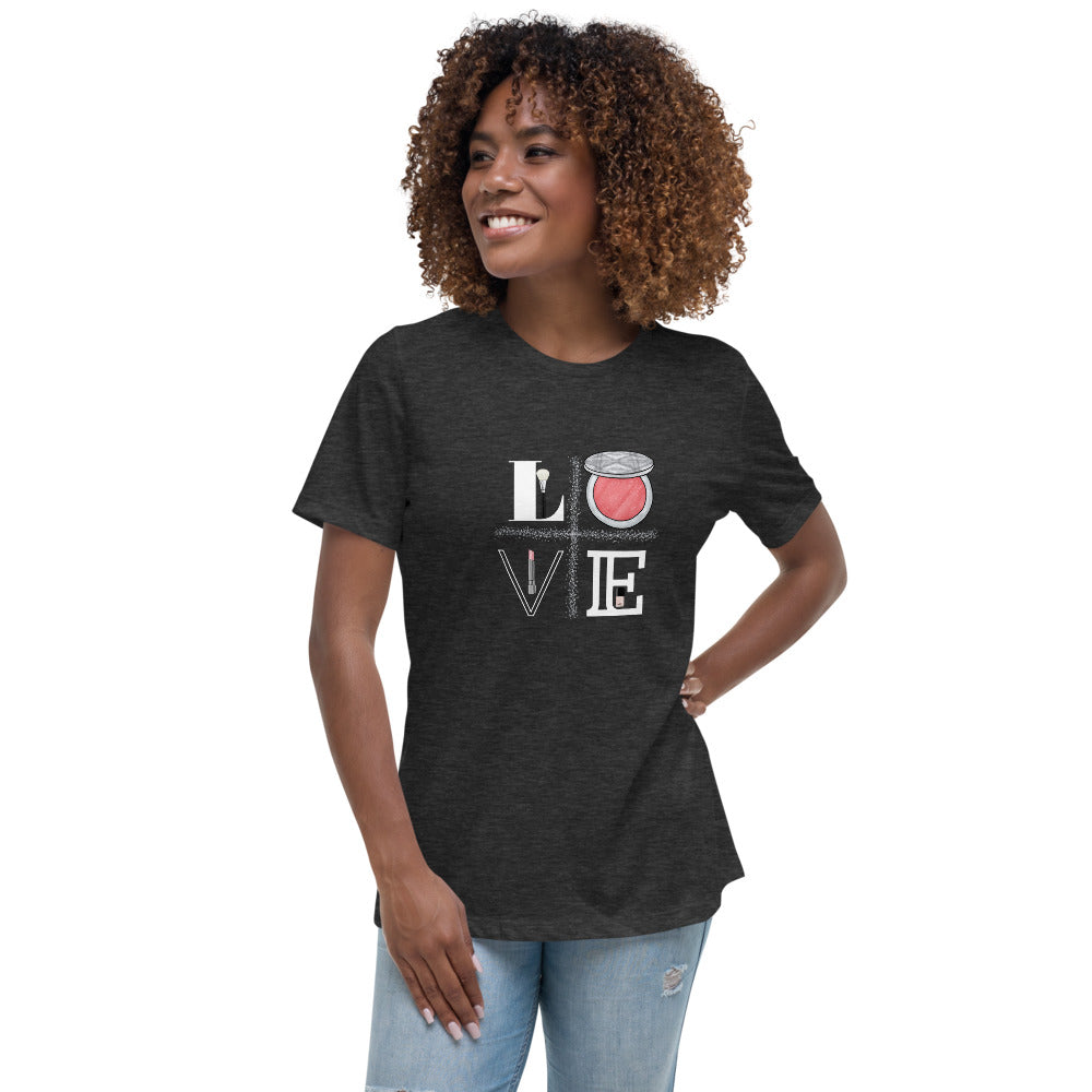 LOVE Women's Relaxed T-Shirt - Fearless Confidence Coufeax™