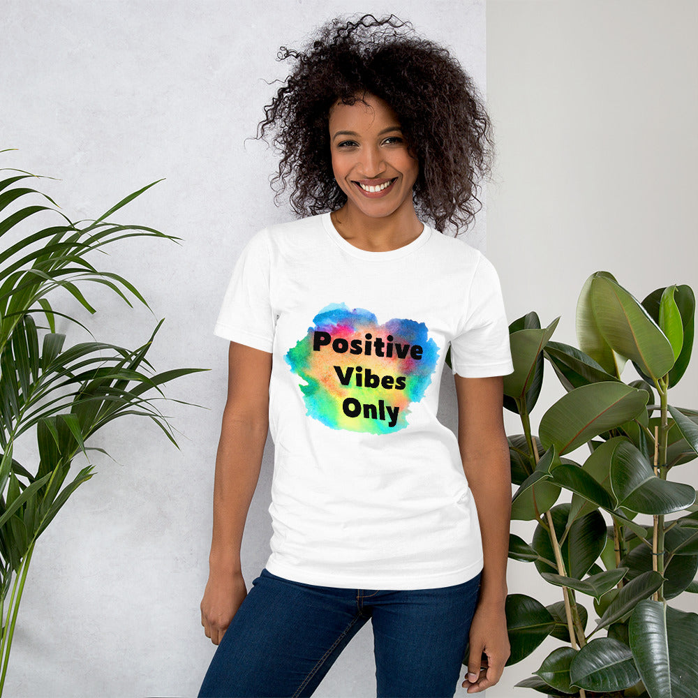 POSITIVE VIBES ONLY T-Shirt - Fearless Confidence Coufeax™