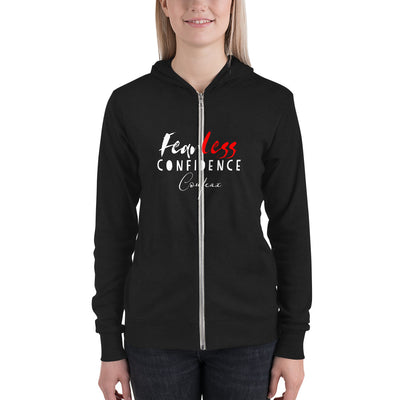 Fearless Confidence Coufeax zip hoodie - Fearless Confidence Coufeax™