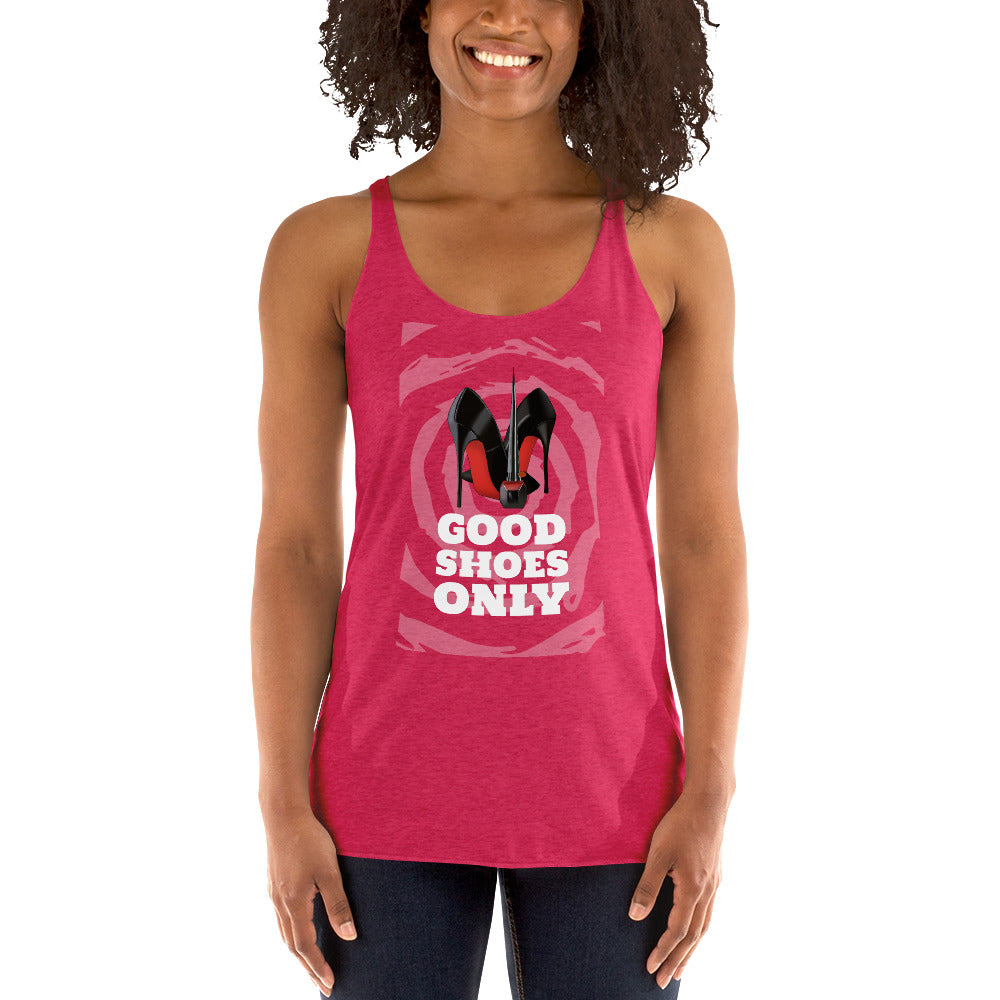 Good Shoes Only Women's Racerback Tank - Fearless Confidence Coufeax™