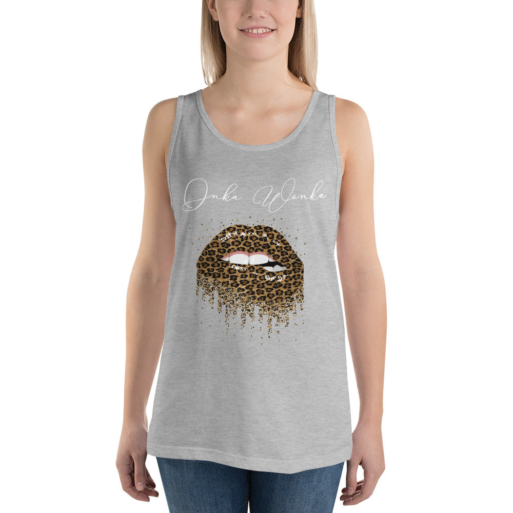 ONKA WONA LEOPARD LIPSTank Top - Fearless Confidence Coufeax™