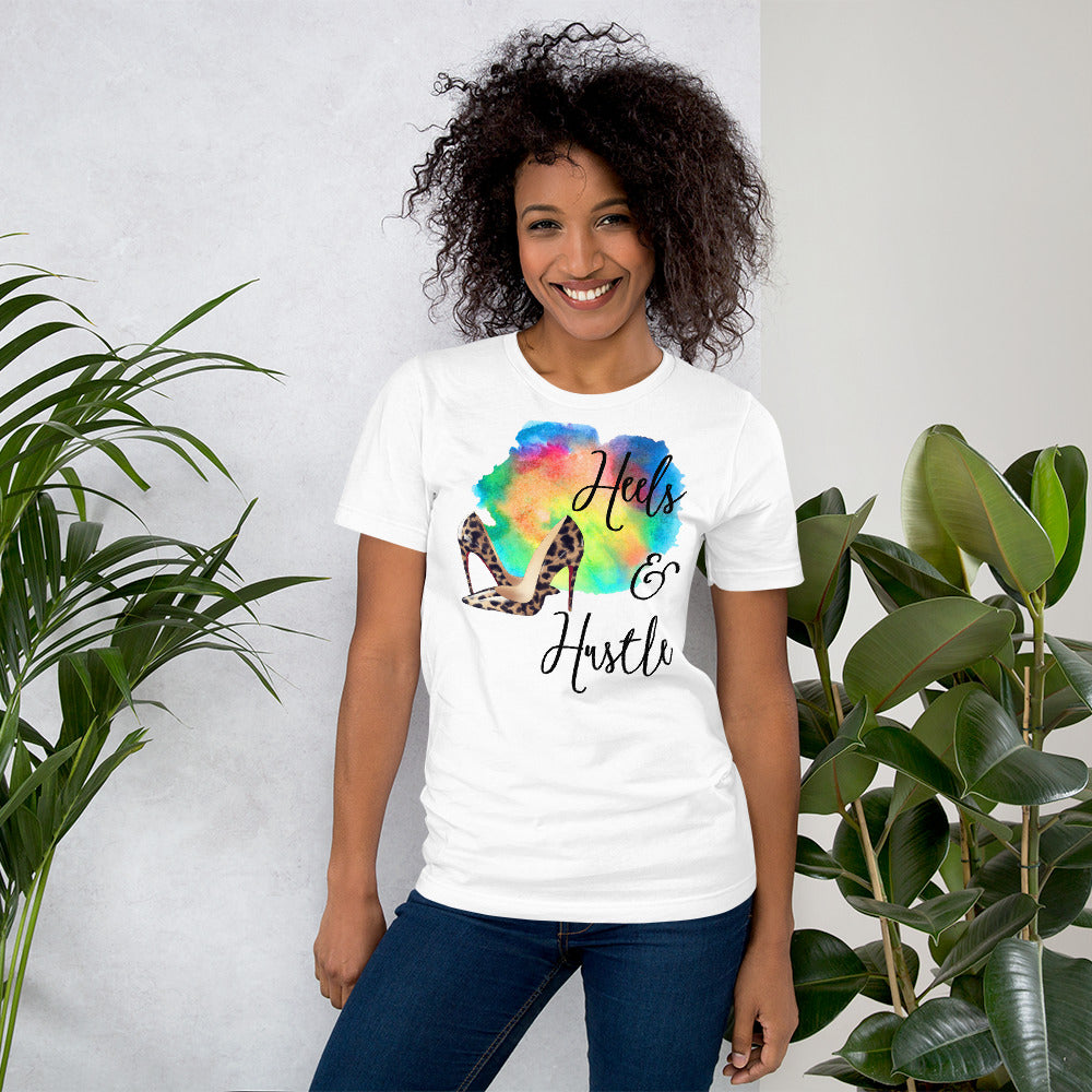 Heels & Hustle Short-Sleeve T-Shirt - Fearless Confidence Coufeax™