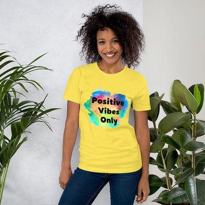 POSITIVE VIBES ONLY T-Shirt - Fearless Confidence Coufeax™