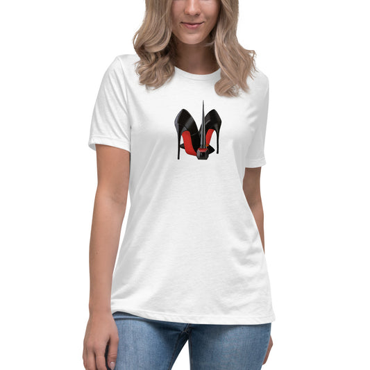 GOOD SHOES ONLY Women's Relaxed T-Shirt - Fearless Confidence Coufeax™