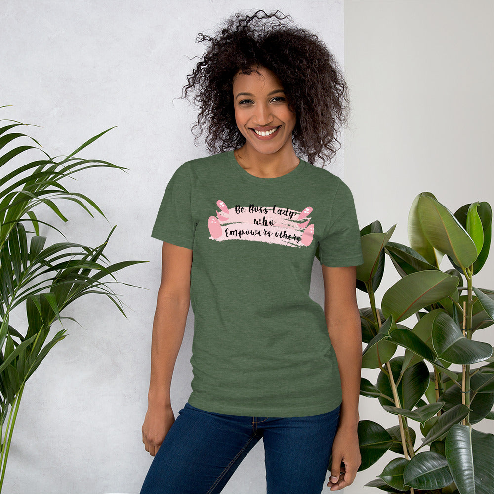 Be Boss Lady Who Inspires Others T-Shirt - Fearless Confidence Coufeax™