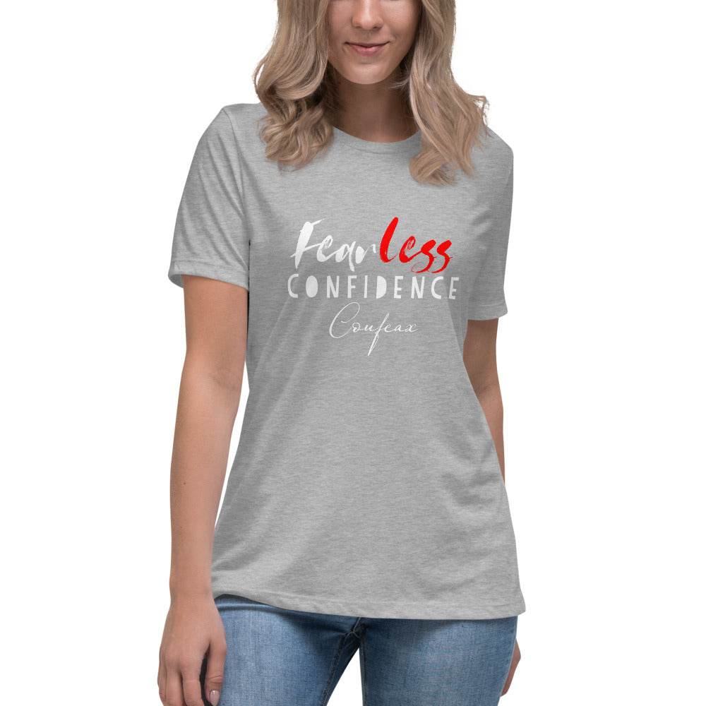 Fearless Women's Relaxed T-Shirt - Fearless Confidence Coufeax™