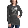 Pearl Necklace Sleeve Tee - Fearless Confidence Coufeax™