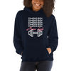 PUMPING IRON BOSS LADY Hoodie - Fearless Confidence Coufeax™