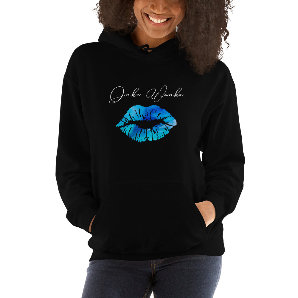 BLUE LIPS ONKA WONKA Hoodie - Fearless Confidence Coufeax™