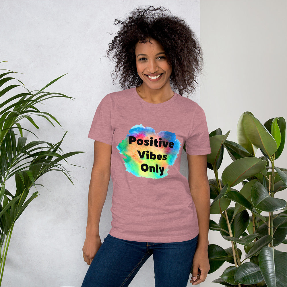 POSITIVE VIBES ONLY T-Shirt - Fearless Confidence Coufeax™