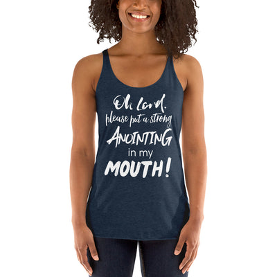 Anointing Prayer Women's Racerback Tank - Fearless Confidence Coufeax™