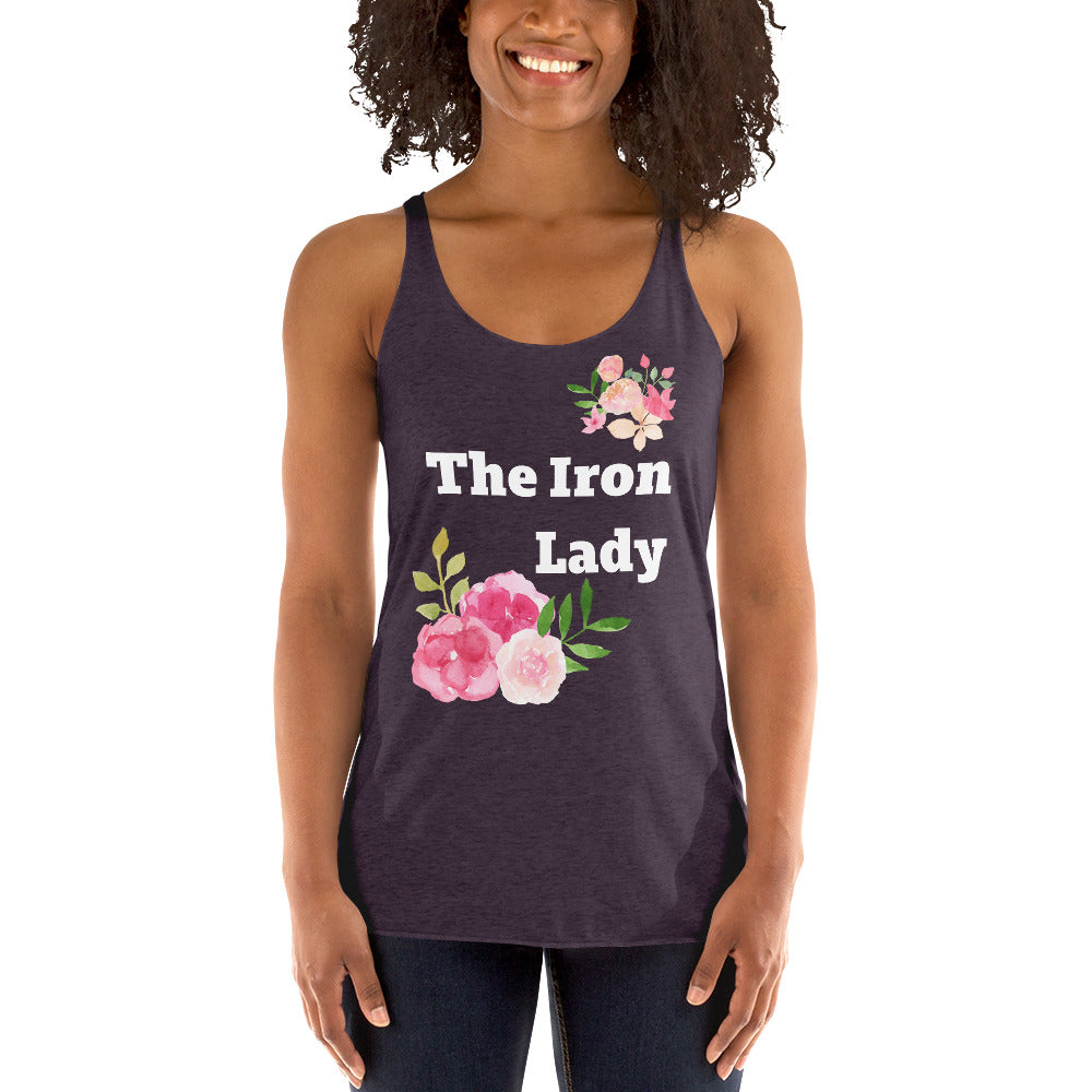 The Iron Lady Women's Racerback Tank - Fearless Confidence Coufeax™