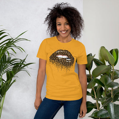LEOPARD LIPS T-Shirt - Fearless Confidence Coufeax™