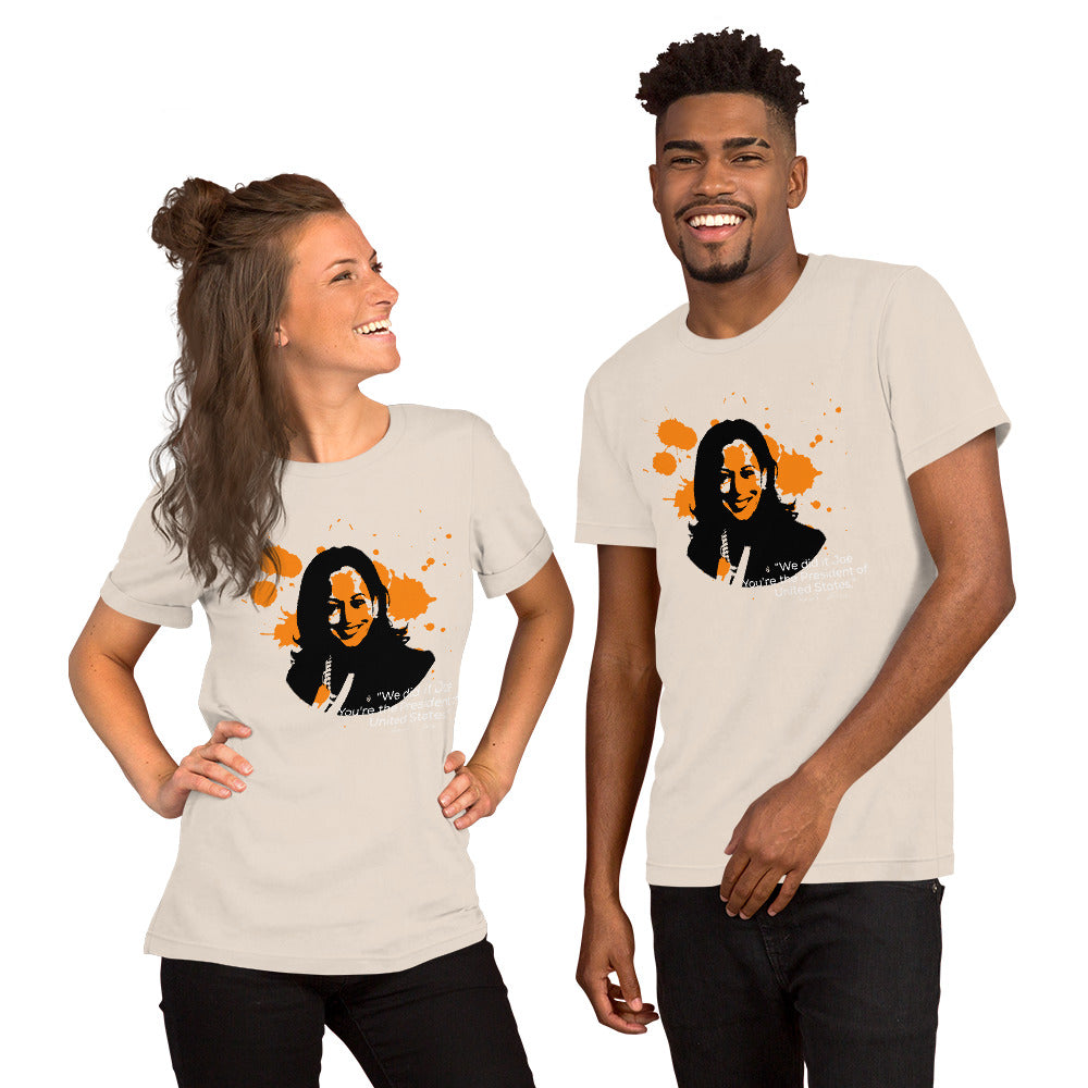 Kamala Harris T-Shirt - Fearless Confidence Coufeax™