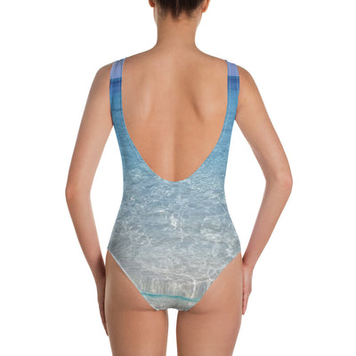 Coral Gardens Turquoise Coufeax One-Piece Swimsuit - Fearless Confidence Coufeax™