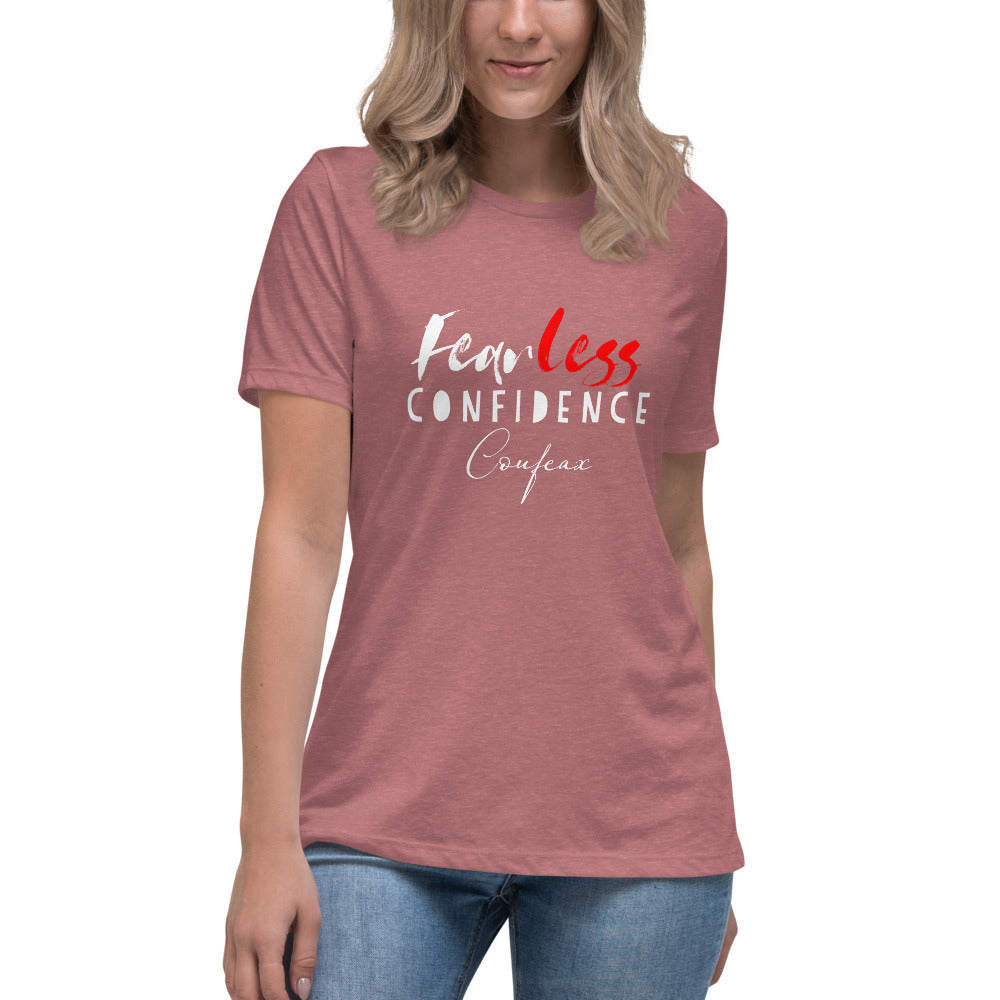 Fearless Women's Relaxed T-Shirt - Fearless Confidence Coufeax™