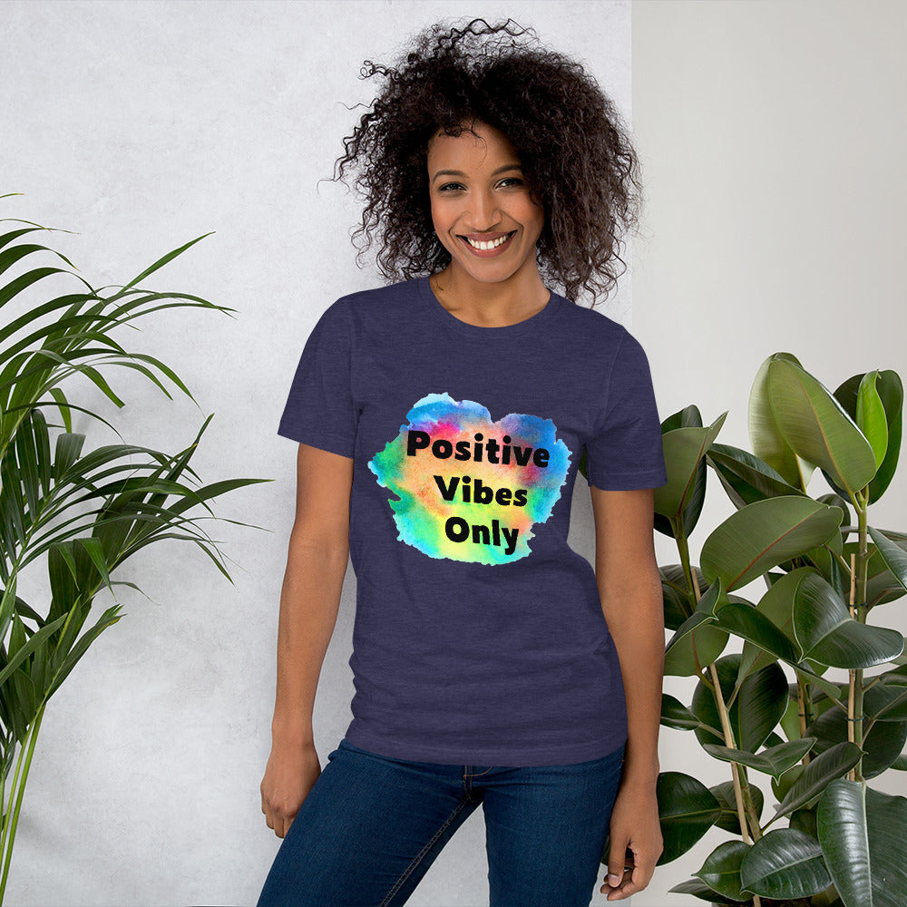 POSITIVE VIBES ONLY T-Shirt - Fearless Confidence Coufeax™