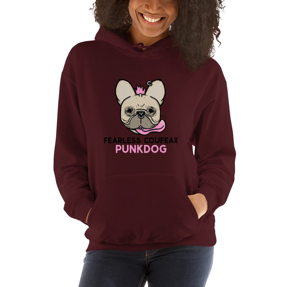 BOSS LADY PUNK DOG Hoodie - Fearless Confidence Coufeax™