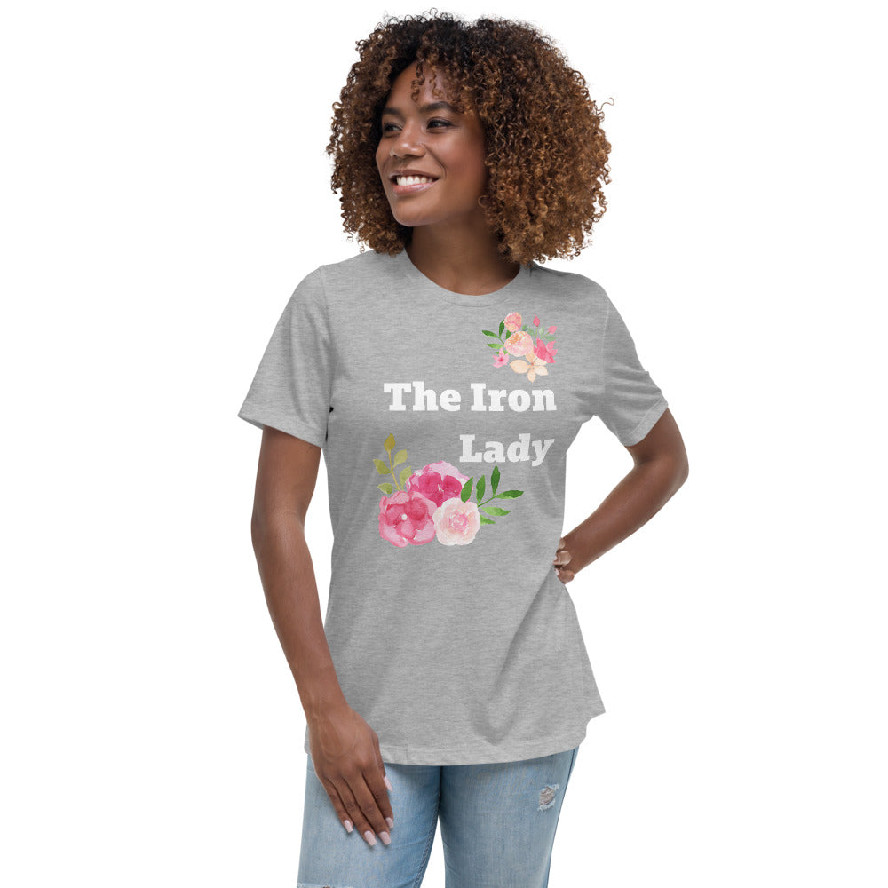 The Iron Lady Women's Relaxed T-Shirt - Fearless Confidence Coufeax™