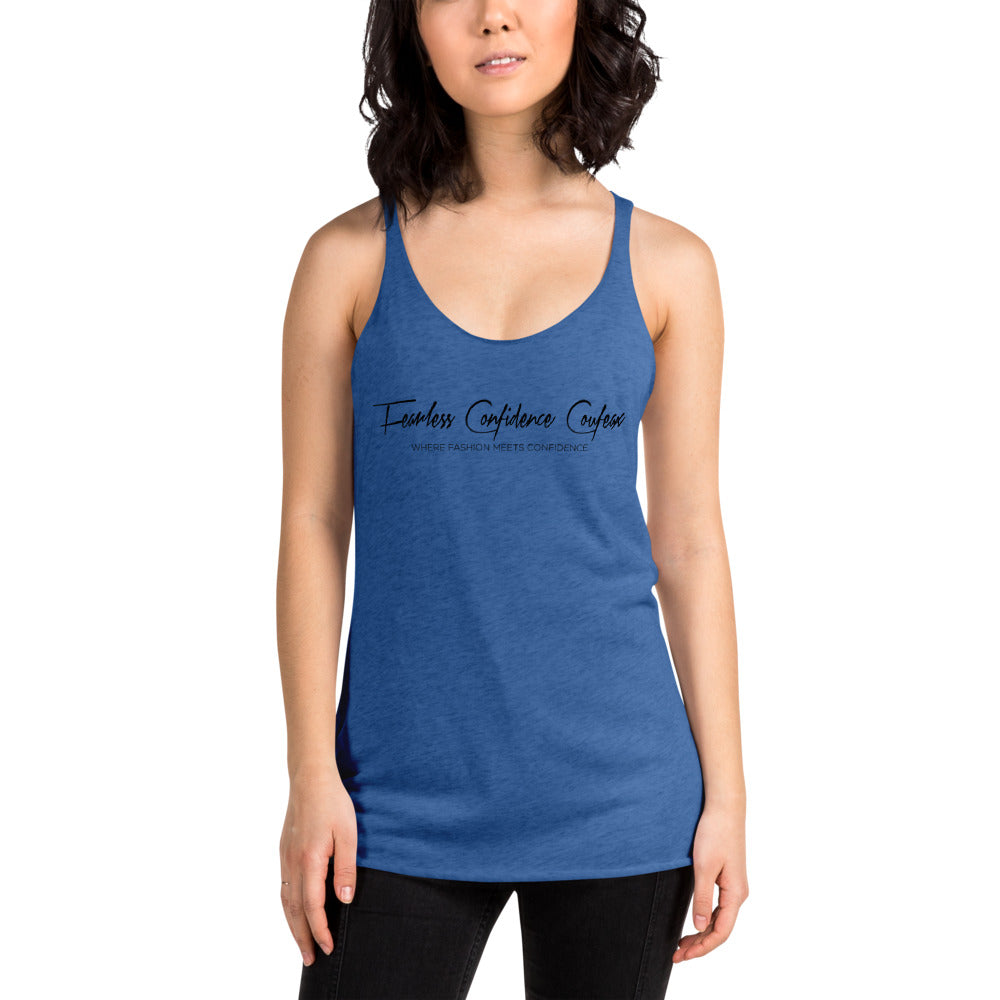 Fearless Confidence Coufeax Women's Racerback Tank - Fearless Confidence Coufeax™