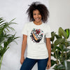 Pom Pom Red Bottoms & Roses T-Shirt - Fearless Confidence Coufeax™