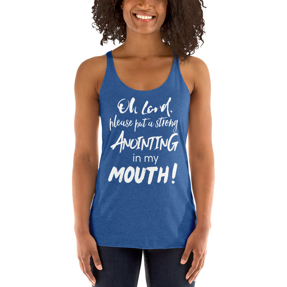 Anointing Prayer Women's Racerback Tank - Fearless Confidence Coufeax™