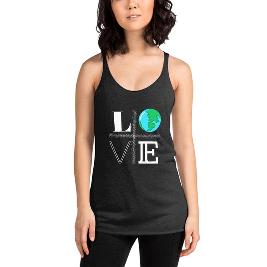 LOVE Women's Racerback Tank - Fearless Confidence Coufeax™