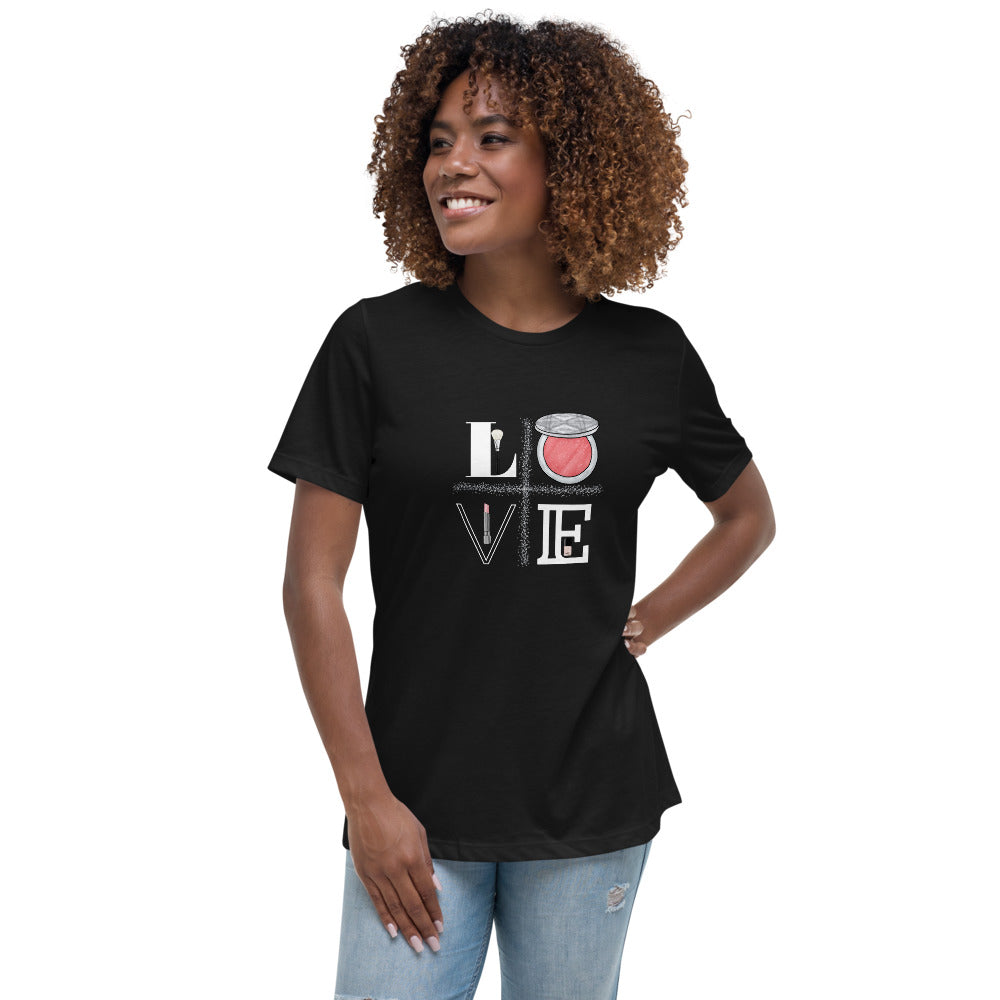 LOVE Women's Relaxed T-Shirt - Fearless Confidence Coufeax™