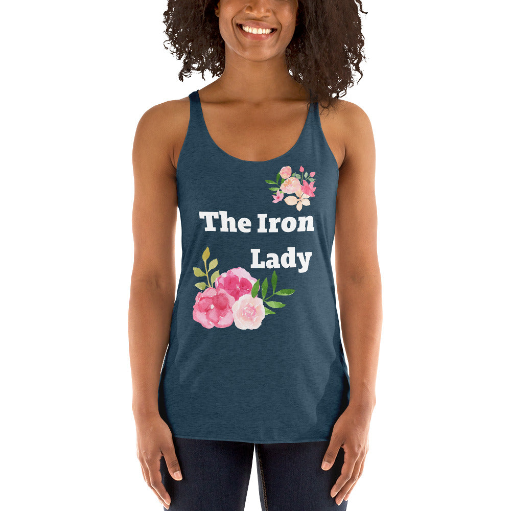 The Iron Lady Women's Racerback Tank - Fearless Confidence Coufeax™