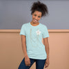 Flower & Pearl Necklace T-Shirt - Fearless Confidence Coufeax™