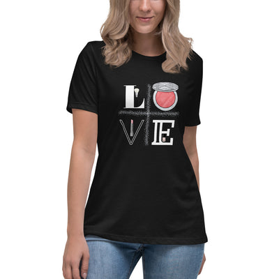 LOVE Women's Relaxed T-Shirt - Fearless Confidence Coufeax™