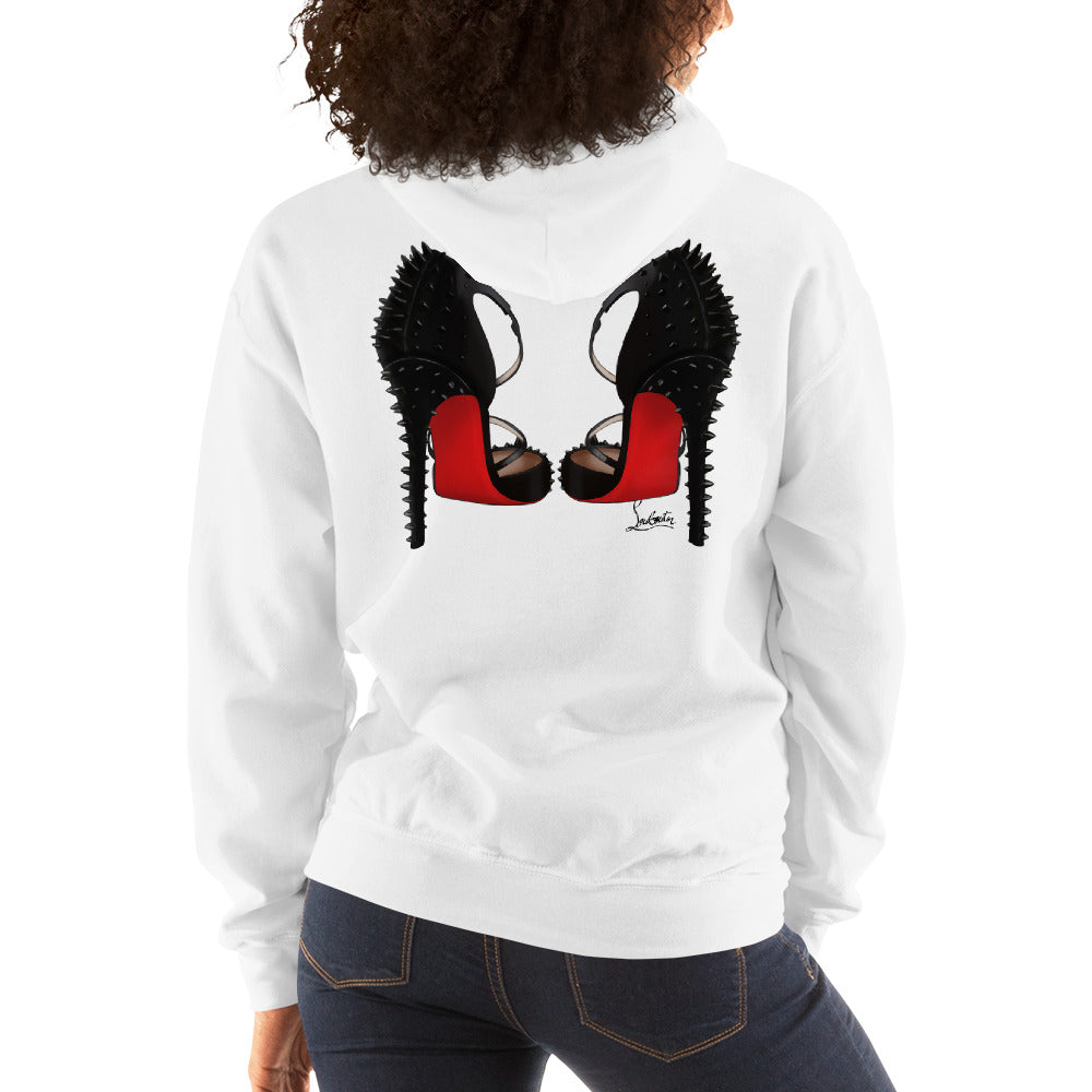 When I Die Bury Me In Red Bottoms Hoodie - Fearless Confidence Coufeax™