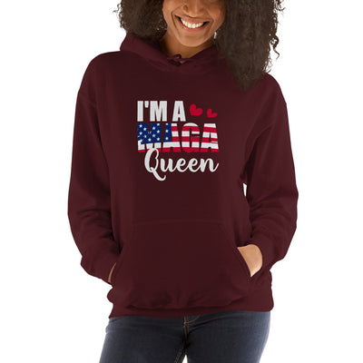 I'M A MAGA QUEEN  TRUMPSTER Hoodie - Fearless Confidence Coufeax™